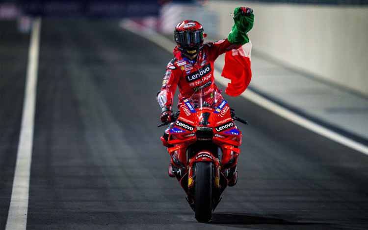 Ducati Sebut Bagnaia Berani Ambil rRsiko Demi Juarai MotoGP Qatar