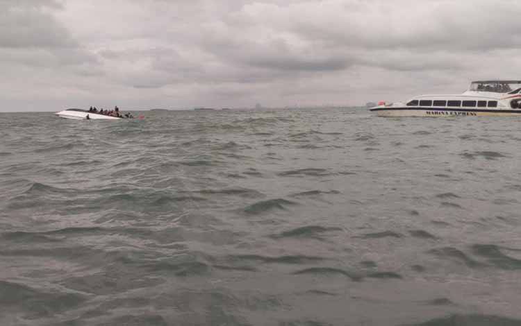 Total Penumpang Kapal Terbalik di Kepulauan Seribu 35 orang