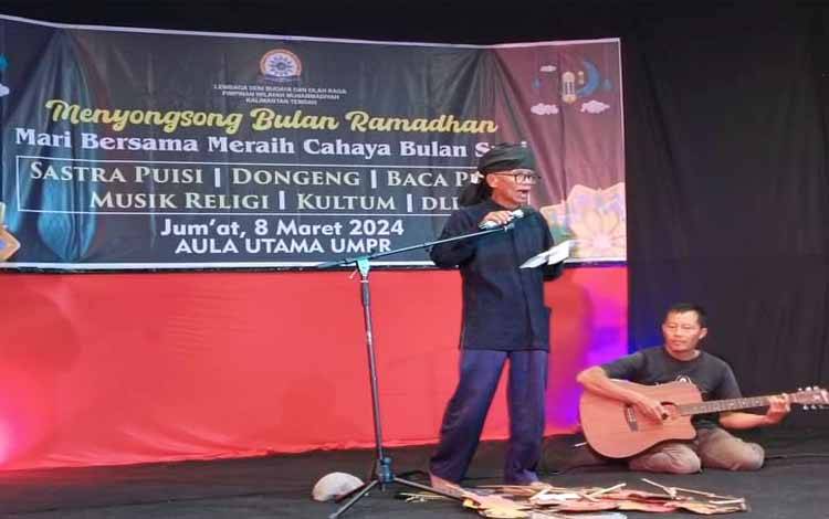 Lembaga Seni Budaya dan Olahraga Pimpinan Wilayah Muhammadiyah menggelar beragam kegiatan seni untuk menyambut bulan puasa.(FOTO: Dokumentasi Lukman)