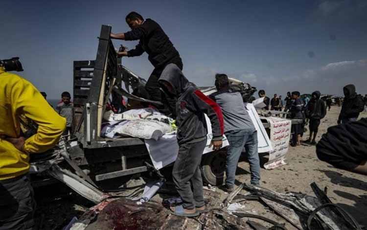 Israel Bunuh Pria Palestina Diduga Bawa Peluncur Roket Padahal Sepeda