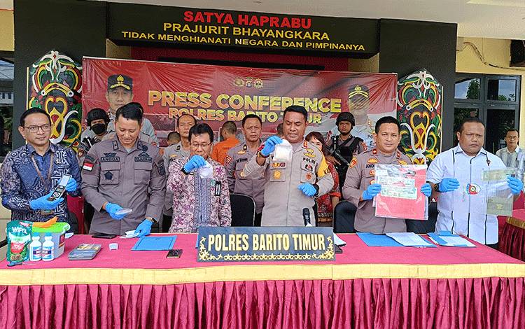 Panahan Moetar Apresiasi Polres Barito Timur Ungkap Kasus Narkoba dan Curanmor