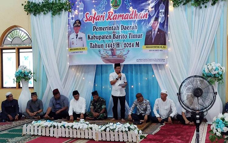 Pemkab Barito Timur Safari Ramadan Perdana di Kecamatan Dusun Timur