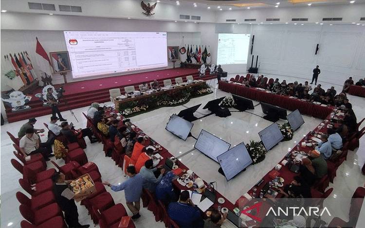 KPU RI Rampungkan Rekapitulasi Suara 31 Provinsi, Berikut Hasilnya