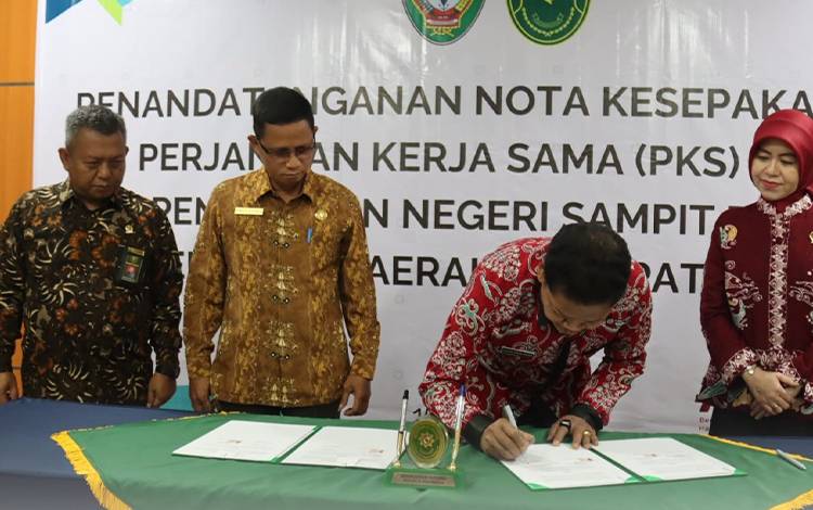 Pemkab Seruyan dan PN Sampit Teken MoU