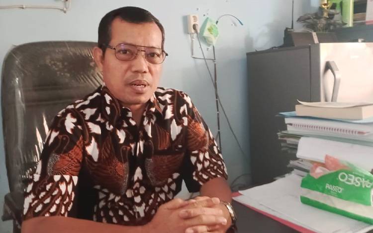 Kepala Pelaksana BPBD Seruyan Agung Sulistyono (FOTO : FAHRUL)