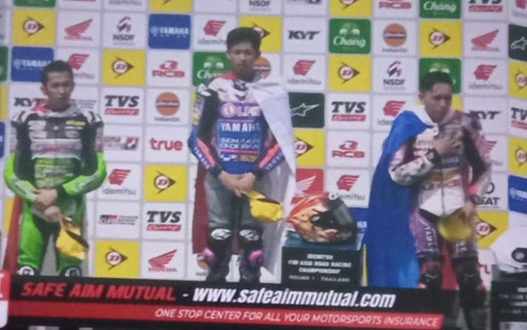 Pembalap Polewali Mandar Raih Podium ARRC UB150 di Thailand