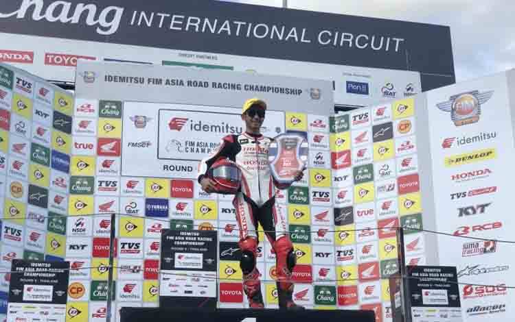 Andi Gilang Finis Podium Kedua ARRC setelah Gagal di Tikungan Terakhir
