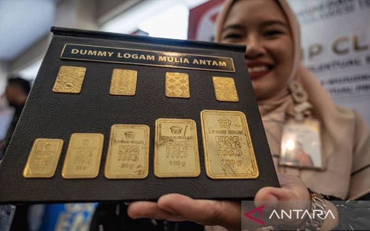 Harga Emas Antam Meroket Jadi Rp1,327 Juta Per Gram