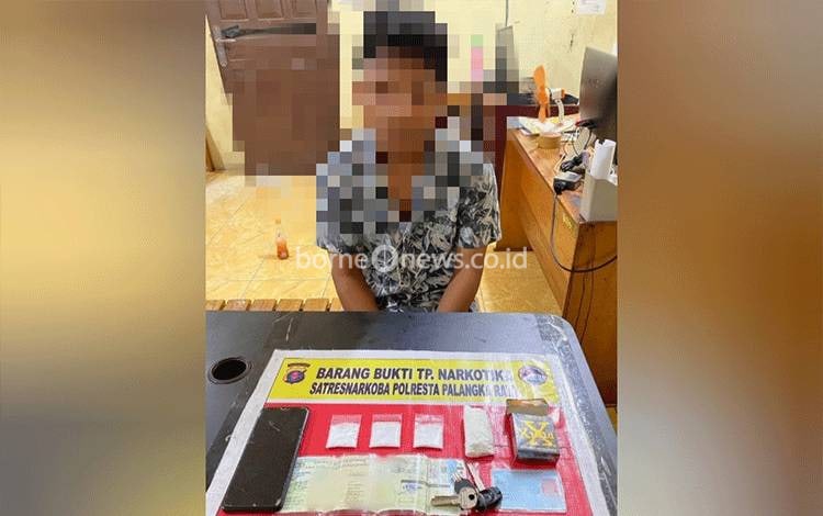 Pemuda di Palangka Raya Ditangkap Karena Miliki 15,20 Gram Sabu