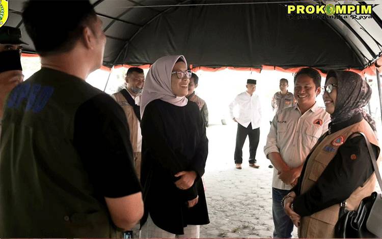 Pj Wali Kota Palangka Raya Apresiasi Dukungan BNPB dalam Penanganan Banjir