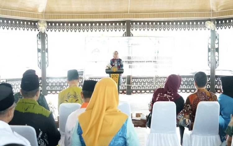 Pj Wali Kota Palangka Raya Apresiasi Bantuan Sosial Pihak Swasta