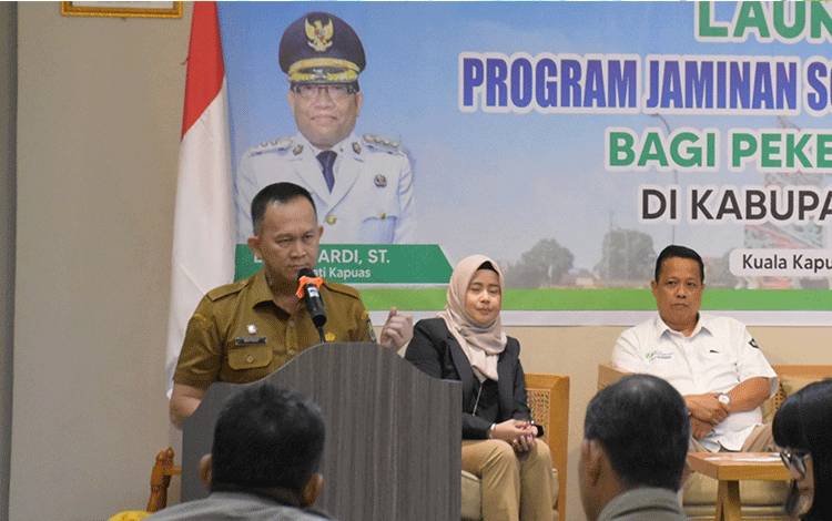 Pelaksanaan Program Jamsostek Bagi Pekerja Rentan di Kapuas Terus Dioptimalkan