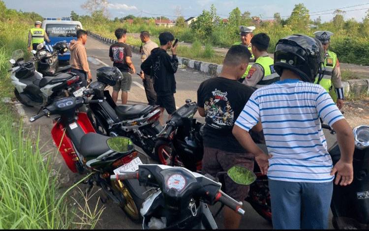 Satlantas Polres Kotim Amankan 27 Kendaraan Balap Liar Selama Ramadan