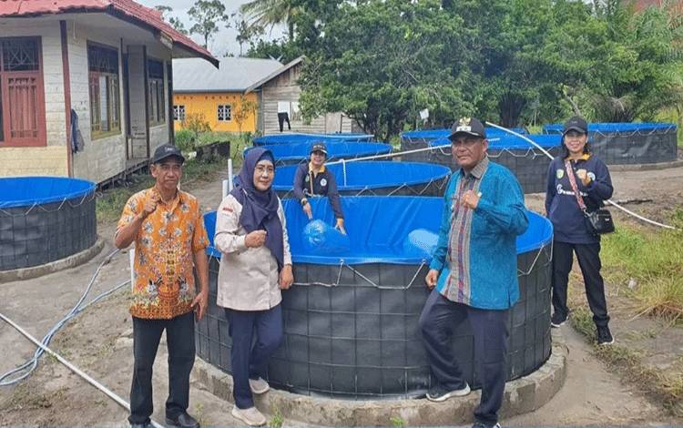 Dinas Perikanan Palangka Raya Dukung Pokdakan Sistem Bioflok