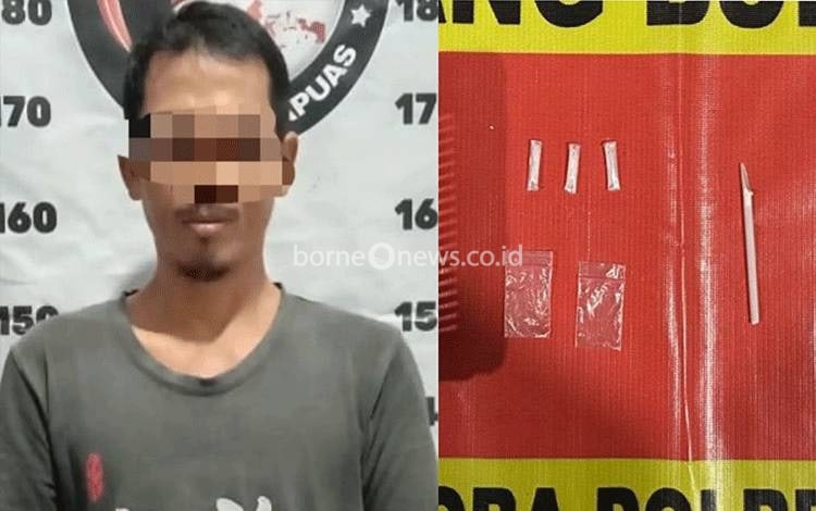 Pria 42 Tahun Diringkus Satresnarkoba Polres Kapuas Karena Jadi Budak Sabu