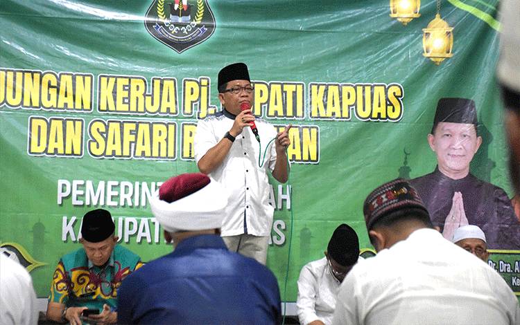 Pj Bupati Kapuas: Safari Ramadan juga Wadah Dengar Aspirasi