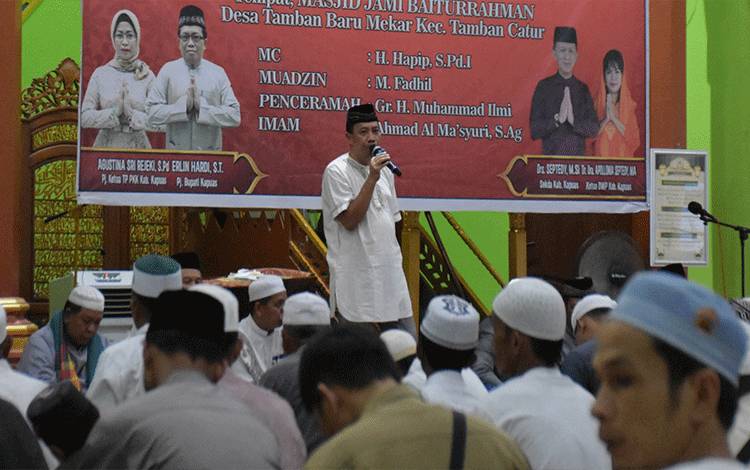 Warga Desa Tamban Baru Mekar Diajak Terus Jaga Persatuan Demi Situasi Kondusif