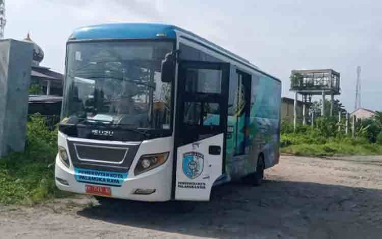 BRT Dishub Palangka Raya, kini melayani 4 rute utama. (FOTO: HUMAS)