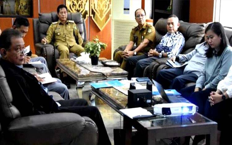 Pj Bupati Barito Utara Terima Audensi PT Perusda Batara Membangun