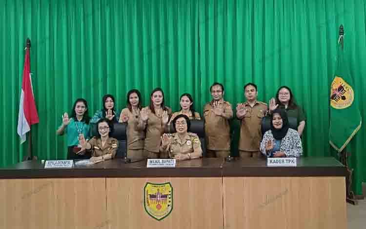 TPK Kabupaten Gunung Mas Peringkat Pertama Penyaji TPK Hebat Seri I Tingkat Nasional
