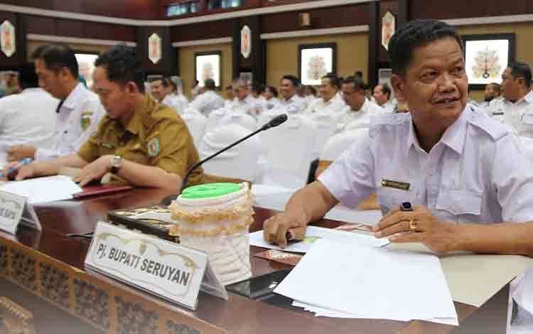 Pj Bupati Seruyan Ikuti Rakor Optimalisasi Pemerintahan Daerah