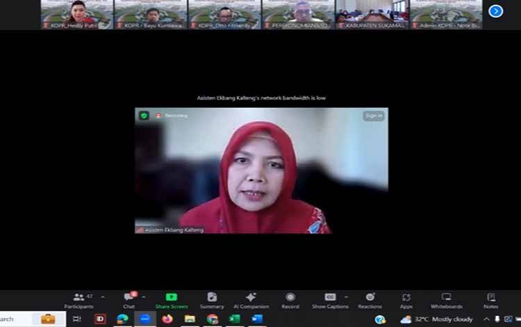 Gubernur Kalteng Apresiasi Penyampaian Laporan TPAKD Tepat Waktu