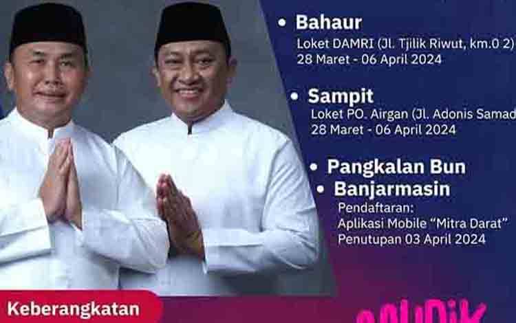 Kemenhub Percayakan Kalteng Jalankan Program Mudik Gratis?