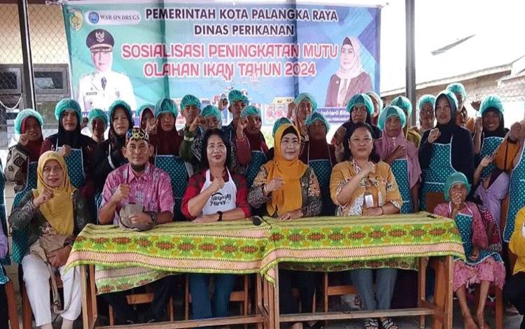 Diskan Palangka Raya Terus Berinovasi Tingkatkan Kualitas Produk Olahan Ikan