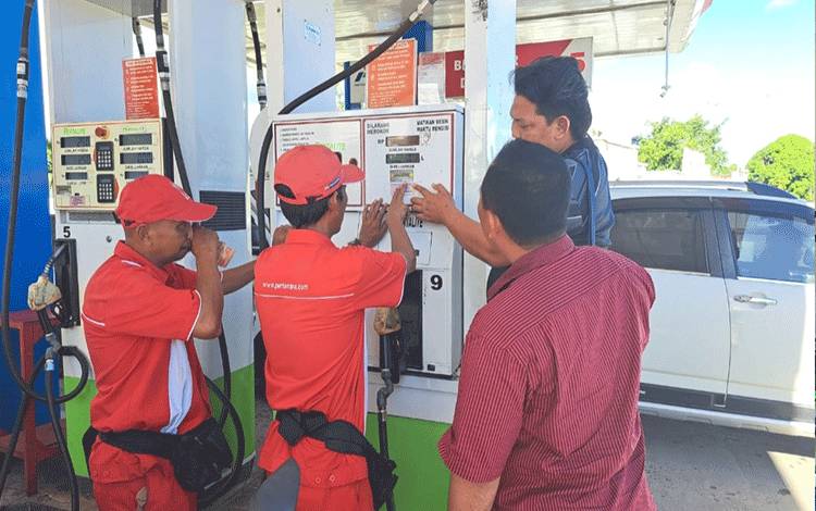 Antisipasi Praktik Curang, Satreskrim Polres Kobar Cek Sejumlah SPBU