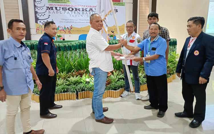 Muniko Kurniawan Terpilih sebagai Ketua Umum KONI Barito Timur