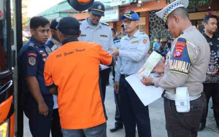 Dishub Kobar Gelar Ramp Check Pastikan Kendaraan Angkutan Penumpang Laik Jalan
