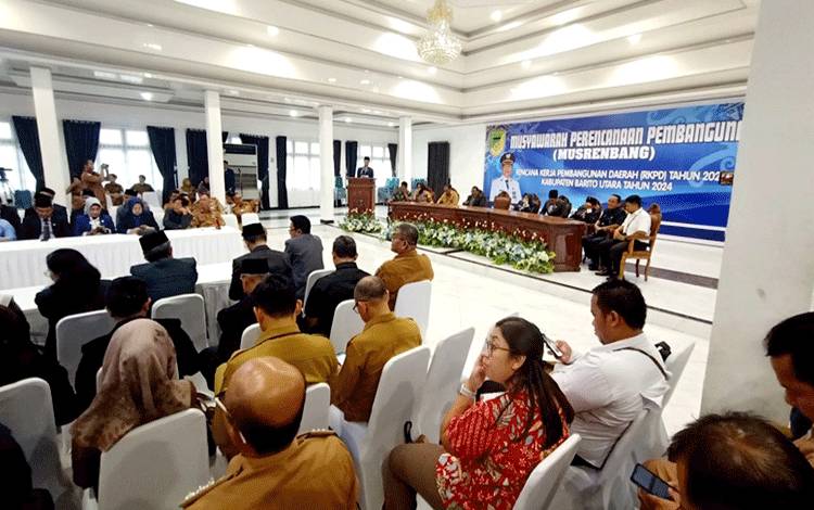 Pj Bupati Barito Utara Buka Musrenbang RKPD 2025