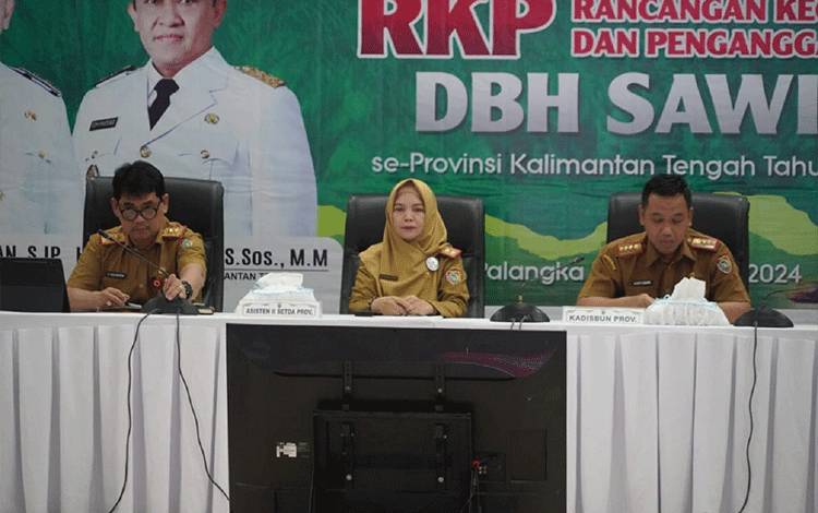 Disbun Kalteng Lakukan Sinkronisasi RKP Dana Bagi Hasil Sawit