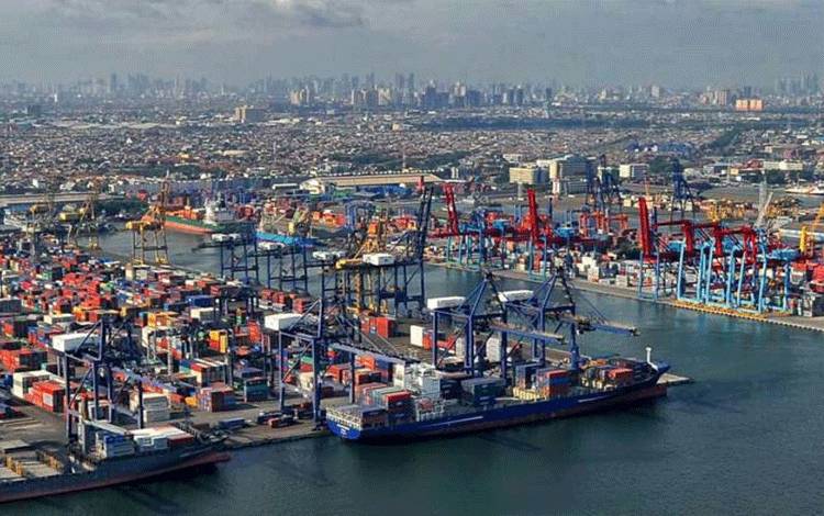 Ilustrasi - Terminal Petikemas Tanjung Priok, Jakarta. ANTARA/HO-Pelindo