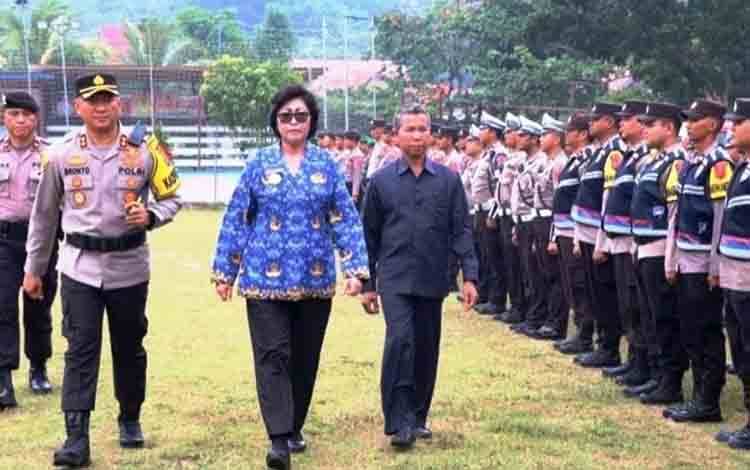 Polres Lamandau Terjunkan Puluhan Personel pada Operasi Ketupat 2024