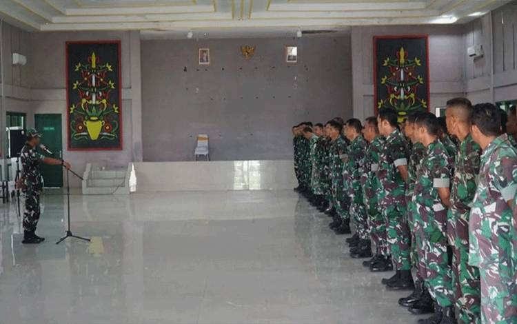 Ini Pesan Dandim Kapuas saat Lepas Anggota Cuti Lebaran