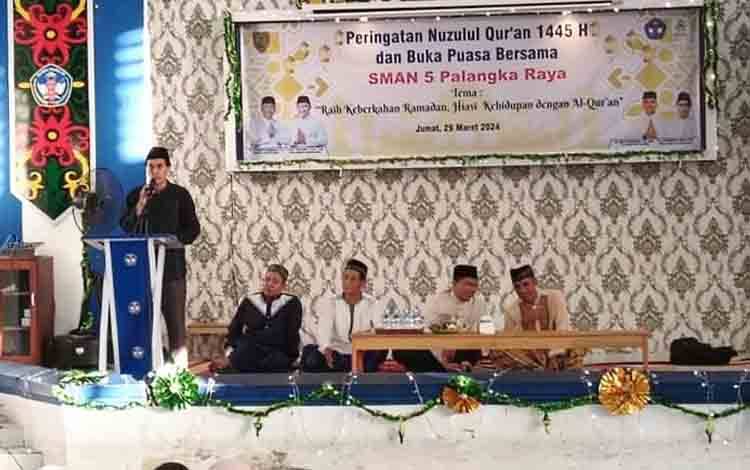 SMAN 5 Palangka Raya Gelar Peringatan Nuzulul Quran dan Buka Puasa Bersama