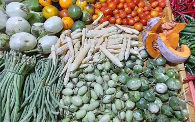 Sayuran yang dijual di pasar (FOTO: MARINI)