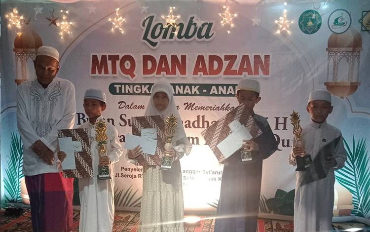 Diikuti Puluhan Peserta, Ini Juara Lomba MTQ dan Azan yang Digelar Relasyi