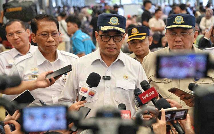 Menhub Pastikan Arus Mudik di Empat Moda Transportasi Berjalan Baik