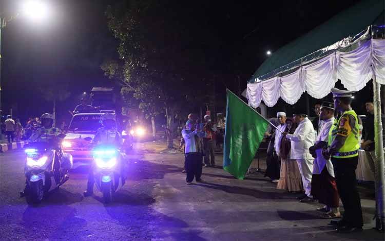 Sambut Hari Raya Idul Fitri 1445 H, PHBI Sukamara Laksanakan Pawai Takbiran