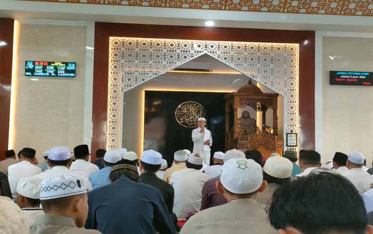 Masjid Natabel Jannah Palangka Raya Gelar Salat Idul Fitri Perdana