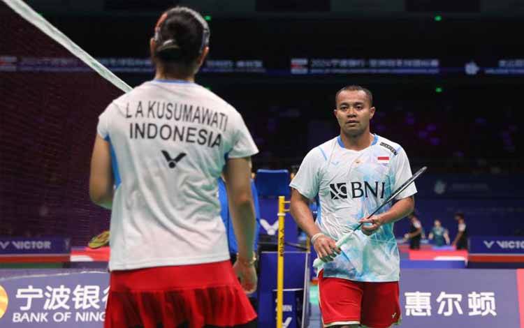 Rehan/Lisa Dihadang Yuta/Arisa pada Babak Pertama BAC 2024