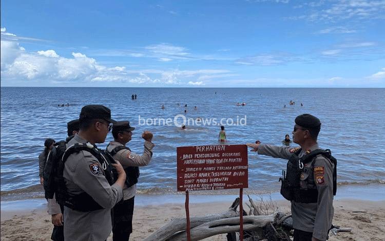 Ramai Dikunjungi Saat Libur Lebaran, Polres Kobar Gelar Patroli Obyek Wisata Bugam Raya