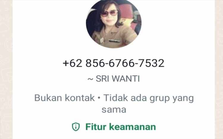 Waspada Nomor Palsu Mengatasnamakan Lurah Langkai