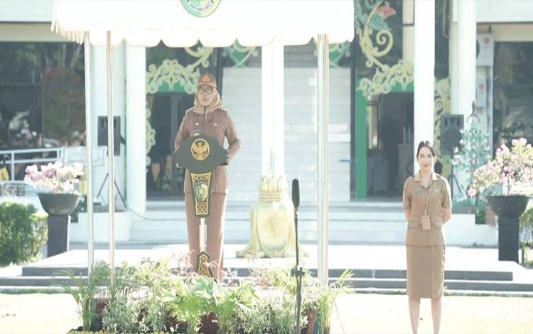 Pimpin Apel Pasca Libur Lebaran, Pj Wali Kota Palangka Raya Sampaikan ini