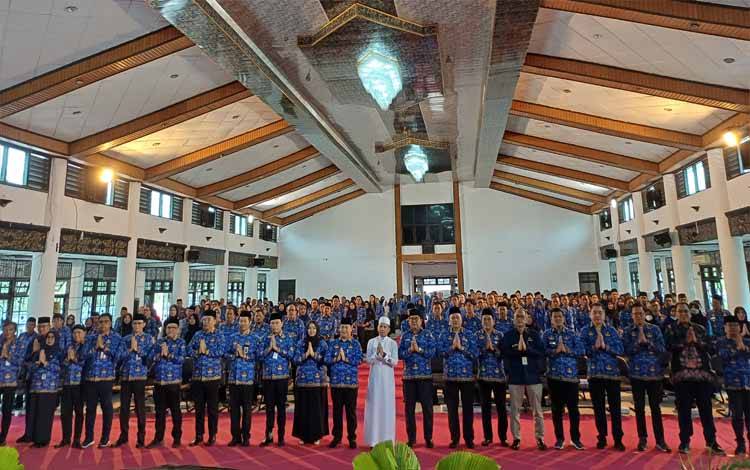 Halal Bihalal dan Siraman Rohani Keluarga Besar Korpri Kotawaringin Timur, Rabu, 17 April 2024. (FOTO: DEWIP)