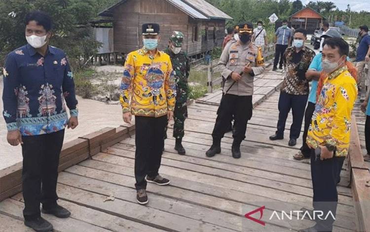 Pemkab Gumas Prioritaskan Perbaikan Dua Jembatan Antarkecamatan ini