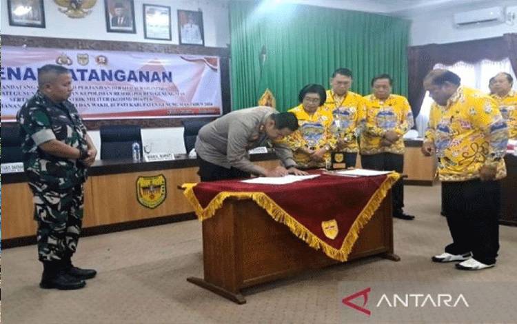 Pemkab Gunung Mas Hibahkan Rp8,3 Miliar Amankan Pilkada 2024