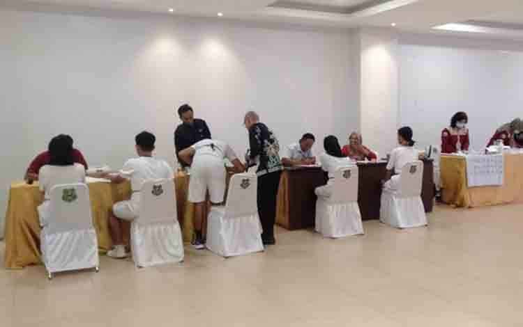 Peserta Seleksi Calon Paskibraka Kapuas Jalani Tes Urin